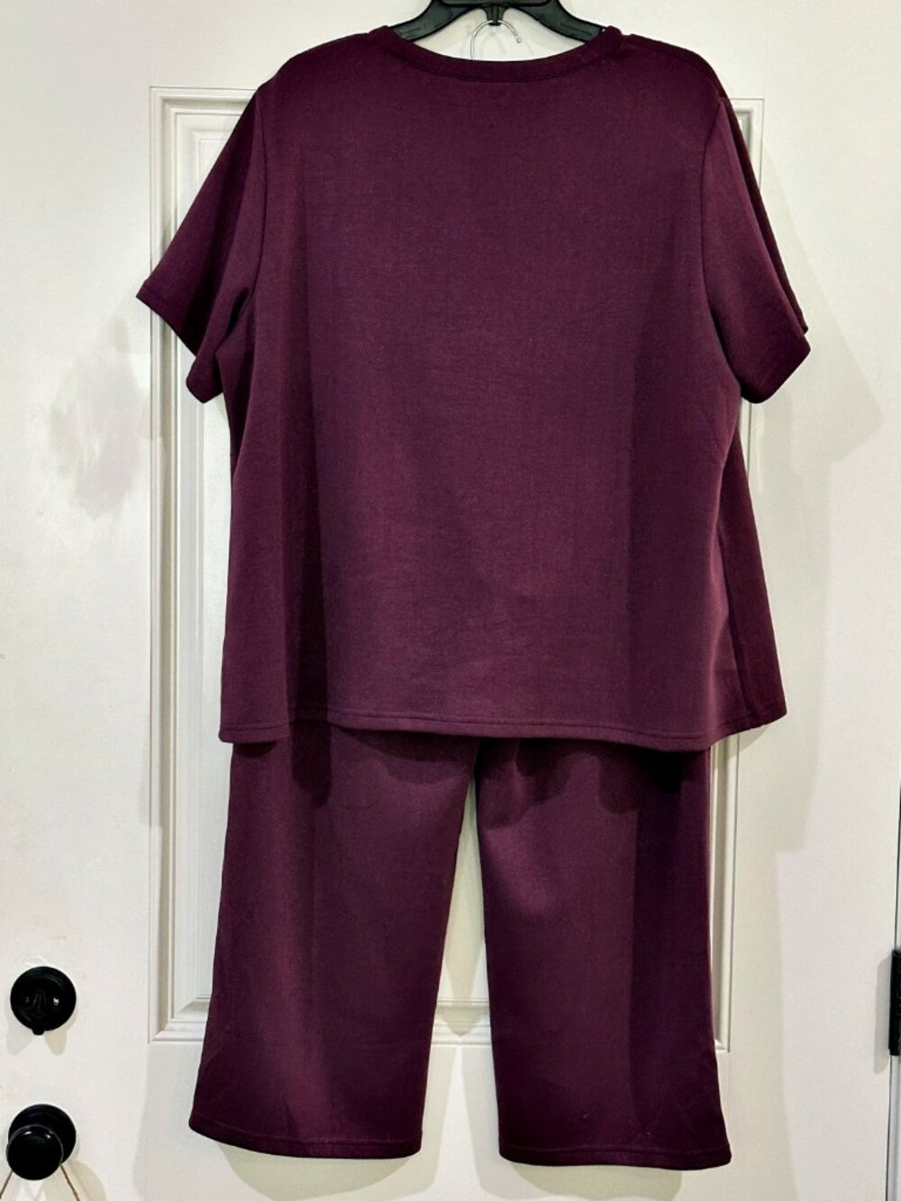 Wiholl Womens XXL 2 Piece Lounge Sets Lot of 2 Plum Olive 4 Pieces Soft Stretch - Picture 6 of 8